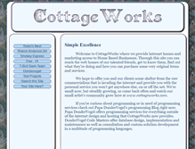 Tablet Screenshot of cottageworks.com
